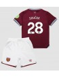 West Ham United Tomas Soucek #28 Domácí dres pro děti 2025-26 Krátký Rukáv (+ trenýrky)